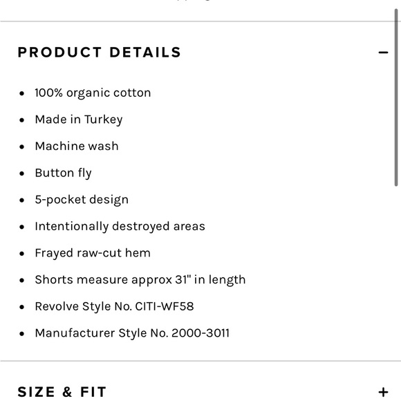 Citizens of Humanity Jean Shorts - Picture 6 of 6